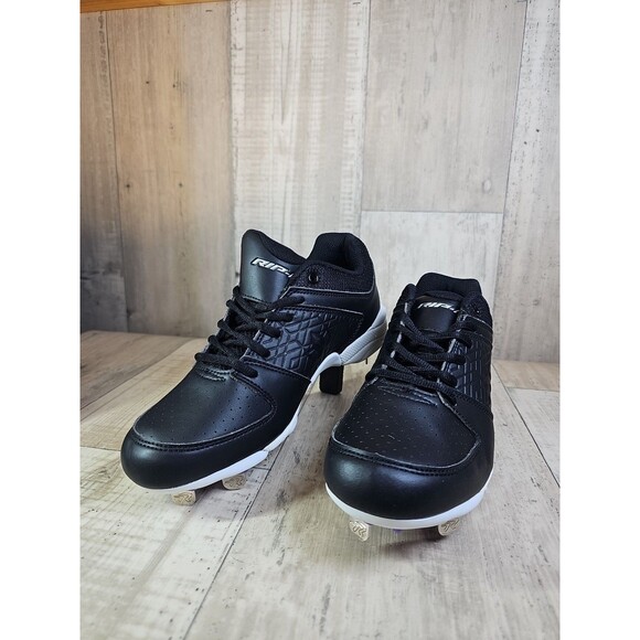 RIP-IT Diamond Softball Cleats Black Women’s Size 9 NWOT Metal Spikes Athletic - Picture 1 of 8